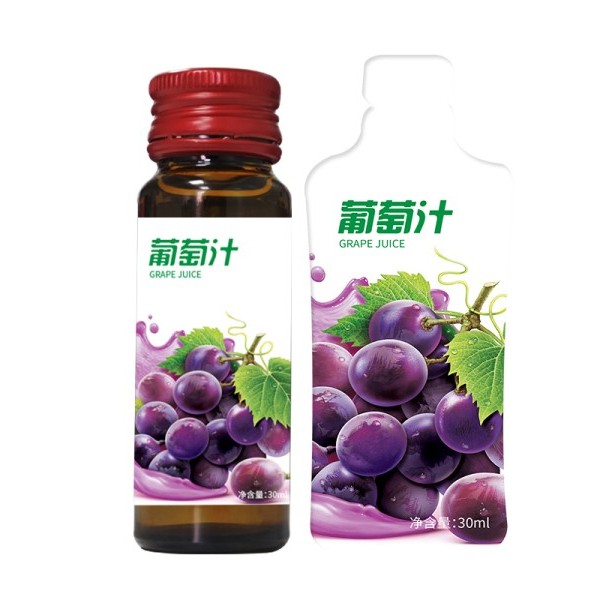 葡萄汁实物实拍