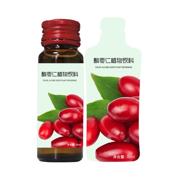 酸枣仁植物饮料实物实拍