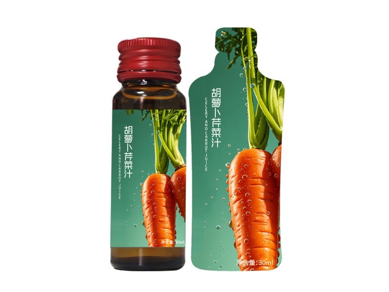 胡萝卜芹菜汁实物实拍