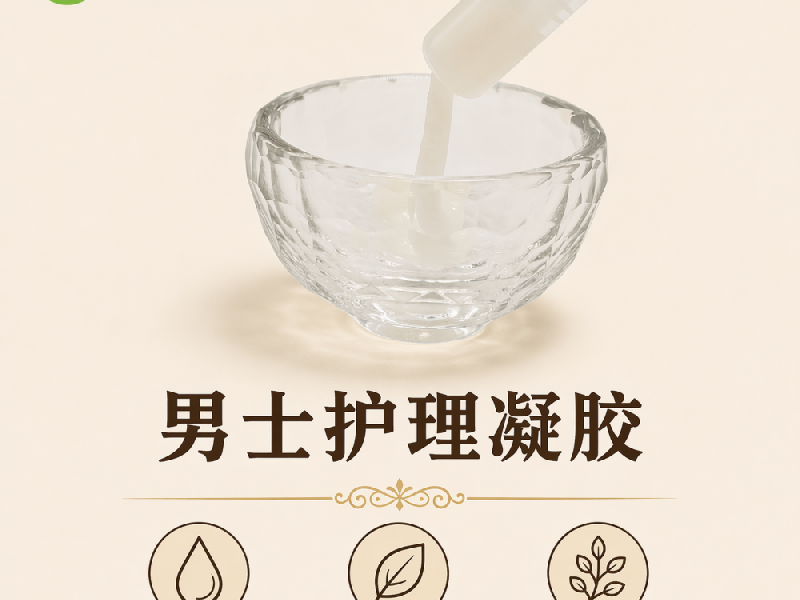 男士护理凝胶实物实拍