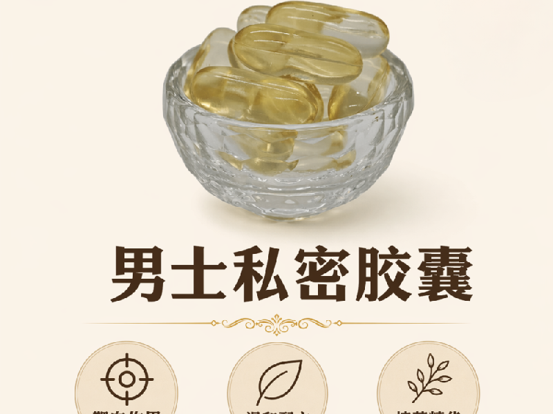 男士私密胶囊实物实拍