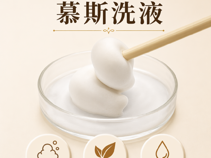 内置慕斯洗液实物实拍