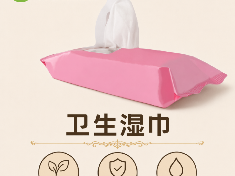 卫生湿巾实物实拍