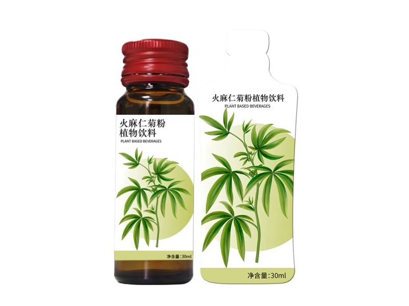 火麻仁菊粉植物饮料实物实拍