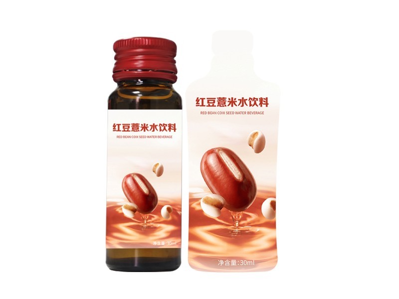 红豆薏米水饮料实物实拍