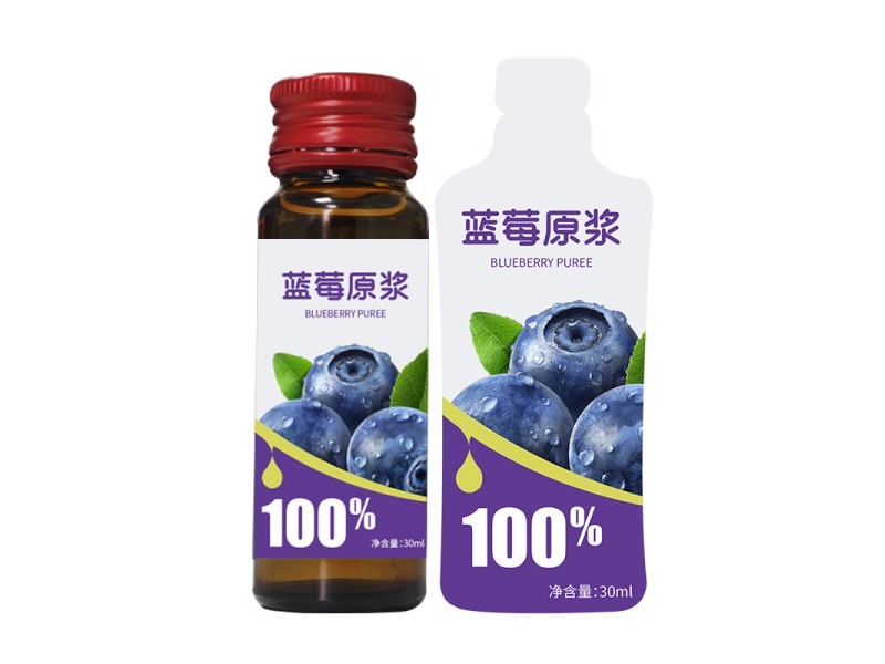 蓝莓原浆实物实拍
