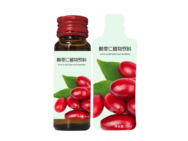 酸枣仁植物饮料实物实拍