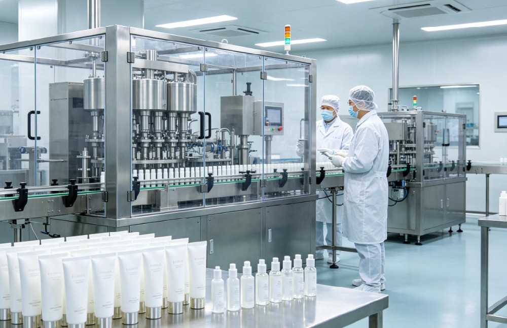 生物医药代工生产车间 消字号私护产品标准化生产车间,凝胶膏剂自动化生产线场景