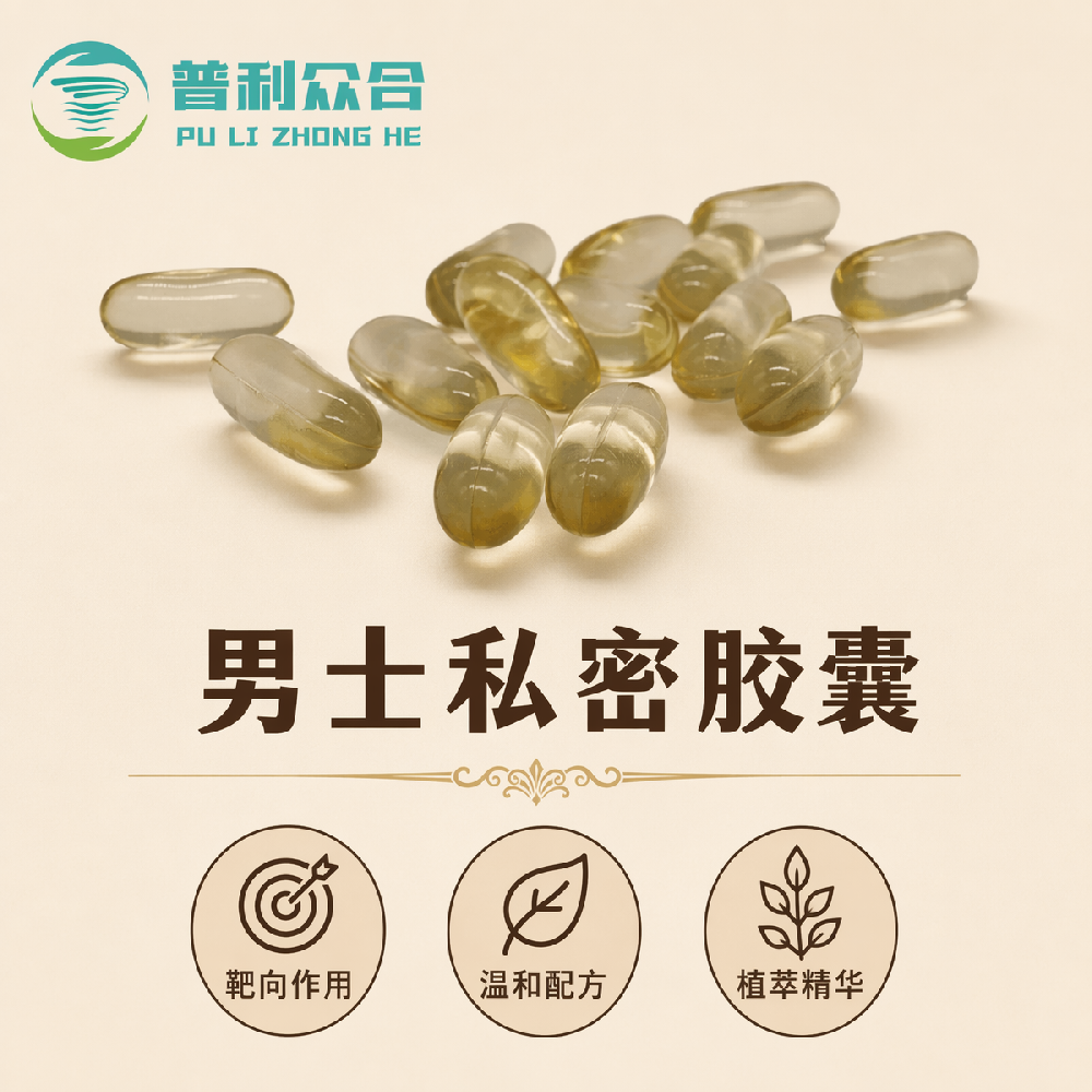 男士私密胶囊实物实拍